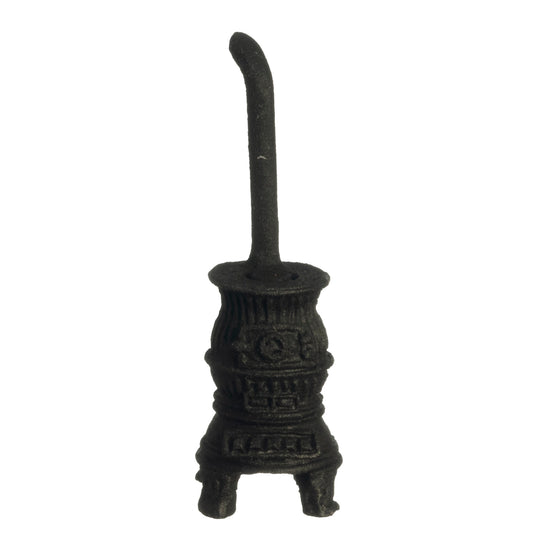 24th Scale Black Pot Belly Stove