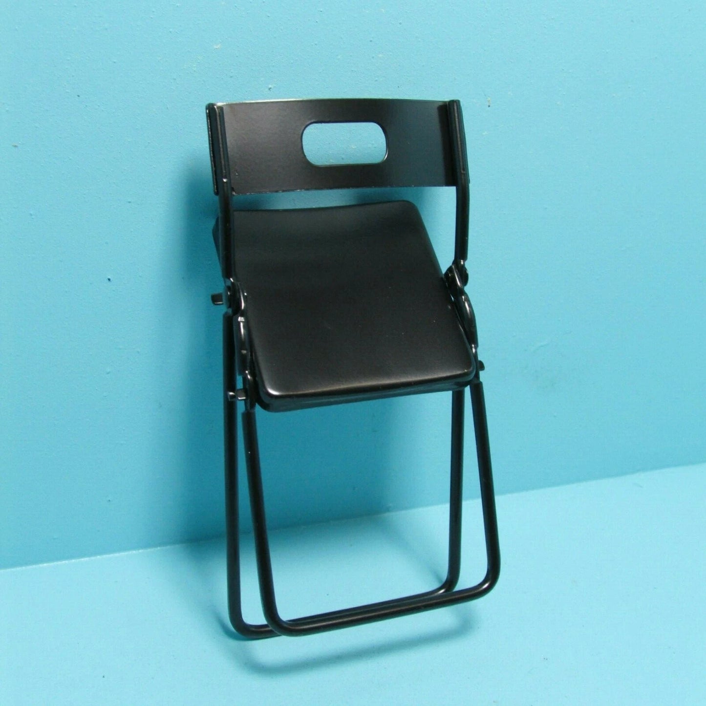 Black Folding Table & Chairs, 5 Piece Set