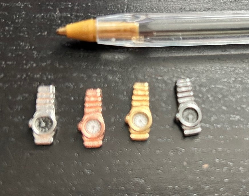 Wrist Watch, Choice Of Colour, Miniatures Dolls Watch