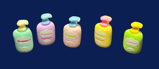 5 Random Shampoo Bottles, Dolls House Bathroom Accessory