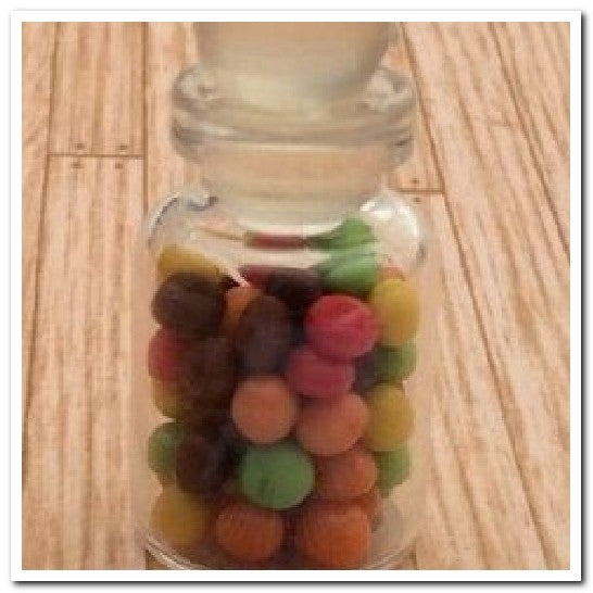 One Filled Glass Sweet Jars Choice of Twelve, Doll House Miniatures Sweets