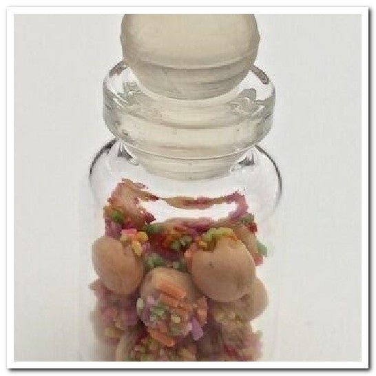 One Filled Glass Sweet Jars Choice of Twelve, Doll House Miniatures Sweets