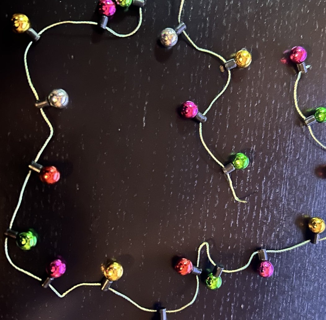 Christmas Tree Garland 2ft, Dolls House Xmas Decorations