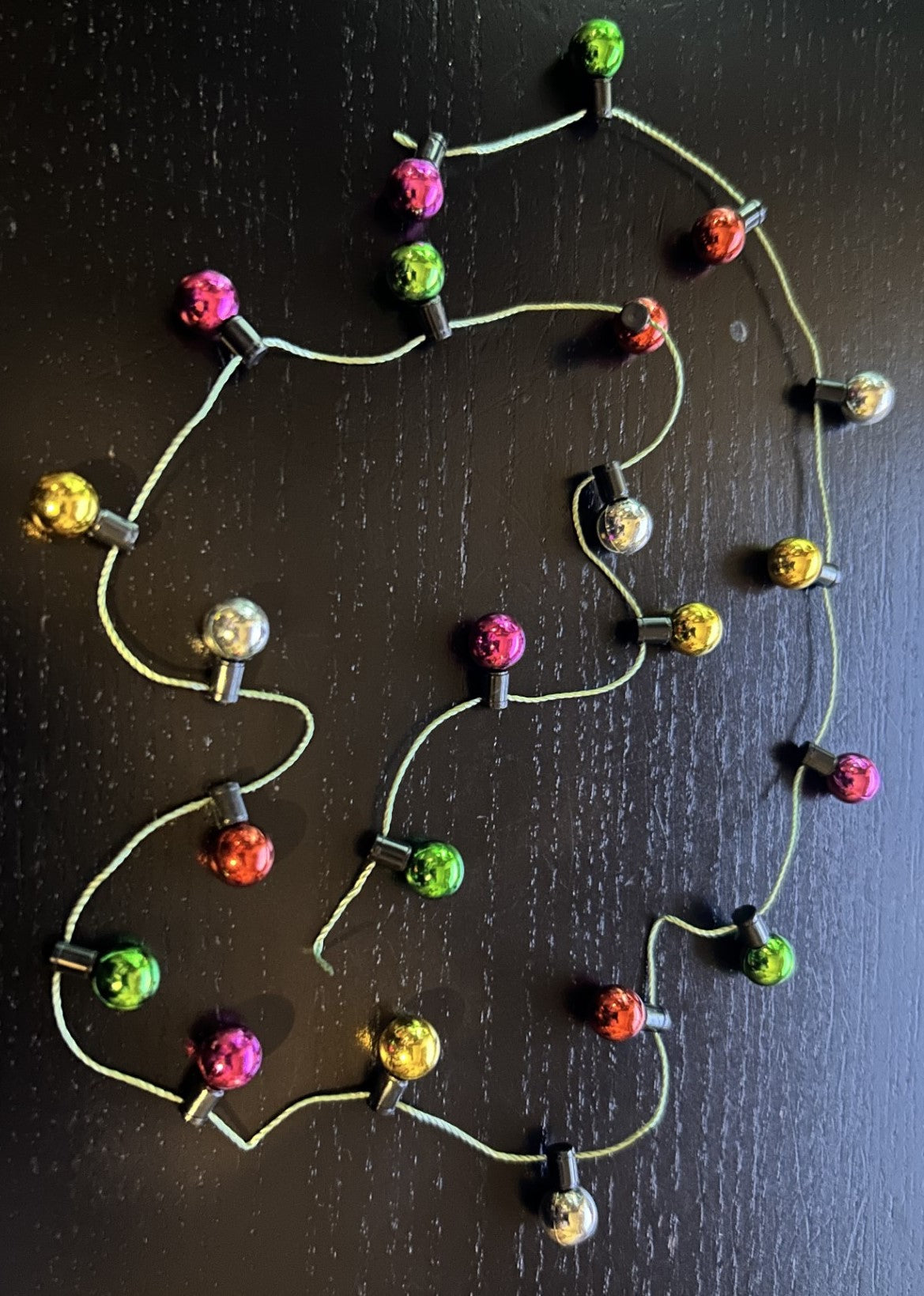 Christmas Tree Garland 2ft, Dolls House Xmas Decorations