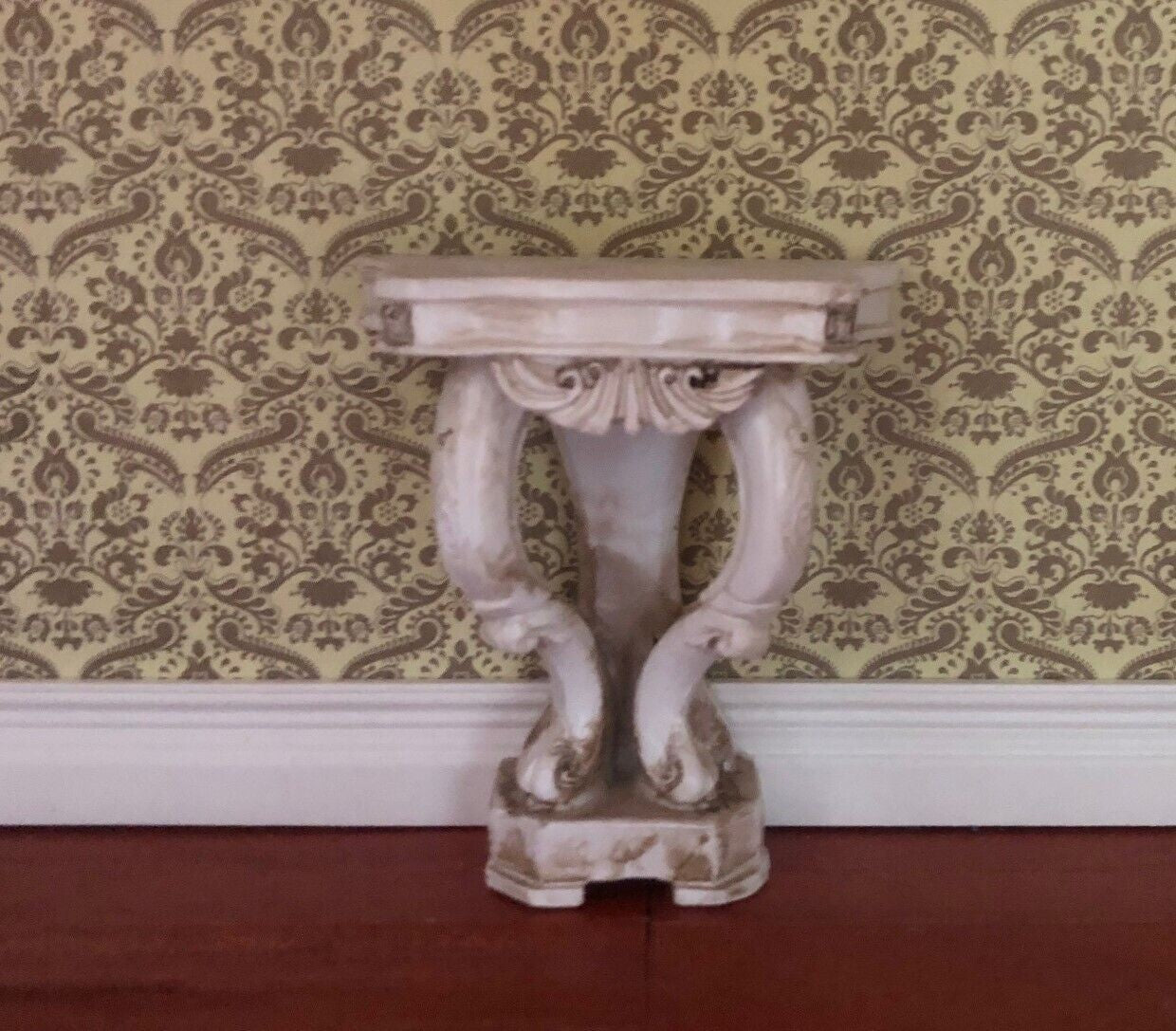 French Style Console Table, Dolls House Miniature, Furniture 1.12 Scale Hall
