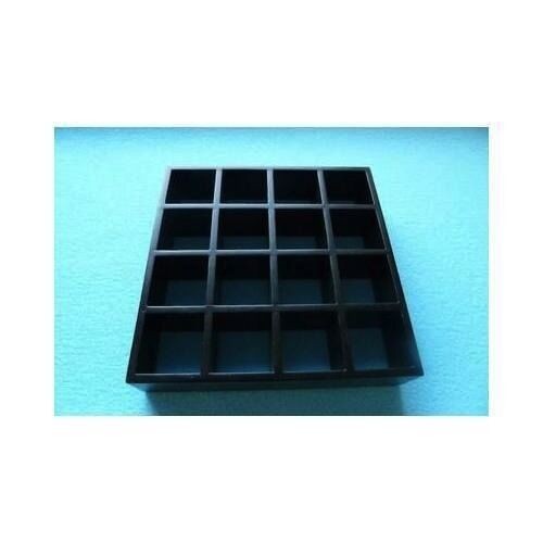 Black Display Shelves With 16 Compartments Doll House Miniatures, Shop 1:12th