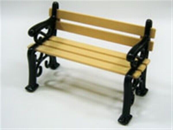 24th Scale Small Garden Bench, Dolls House Miniature 1/24th Scale