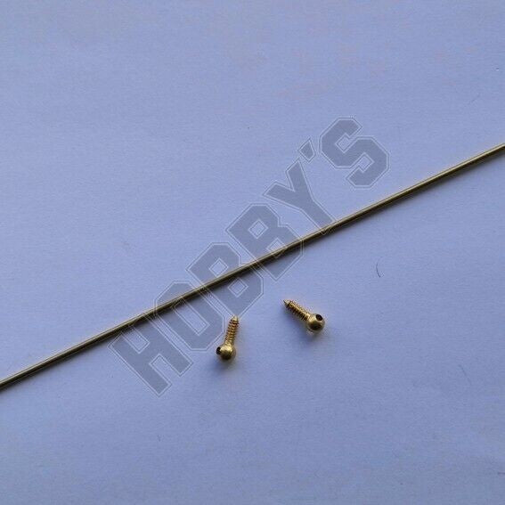 Long Solid Brass Curtain Rail 95mm, Dolls House Miniature Home Decor