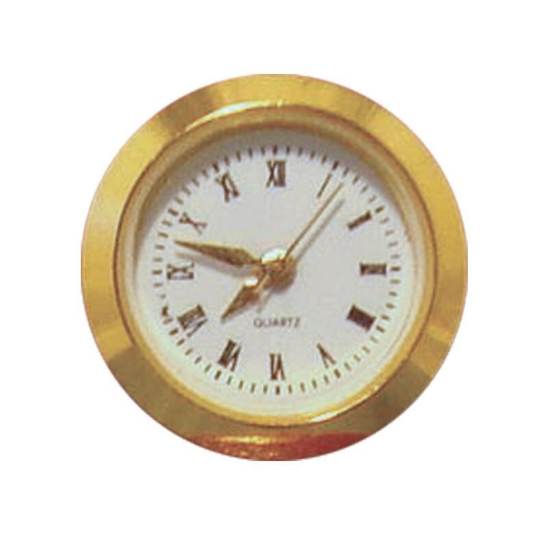 Working Clock Face, Dolls House Miniature, 1.12 Scale, Miniature