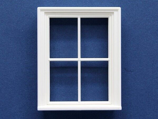 24th Scale 4 Pane Window, Dolls House Miniatures, DIY FIXTURE FITTINGS