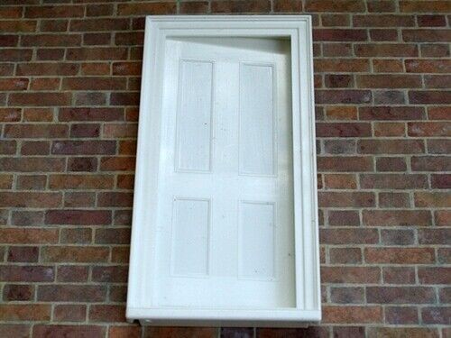 24th Scale Opening Victorian Front Door, Dolls House Miniature DIY