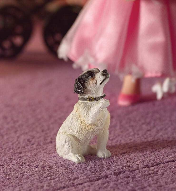 Fergie The Jack Russell Terrier, Dolls House Miniature 1.12 Scale