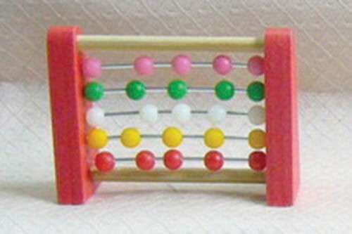Abacus, Miniature, Dolls House Miniatures, Nursery Accessory, Maths, UK