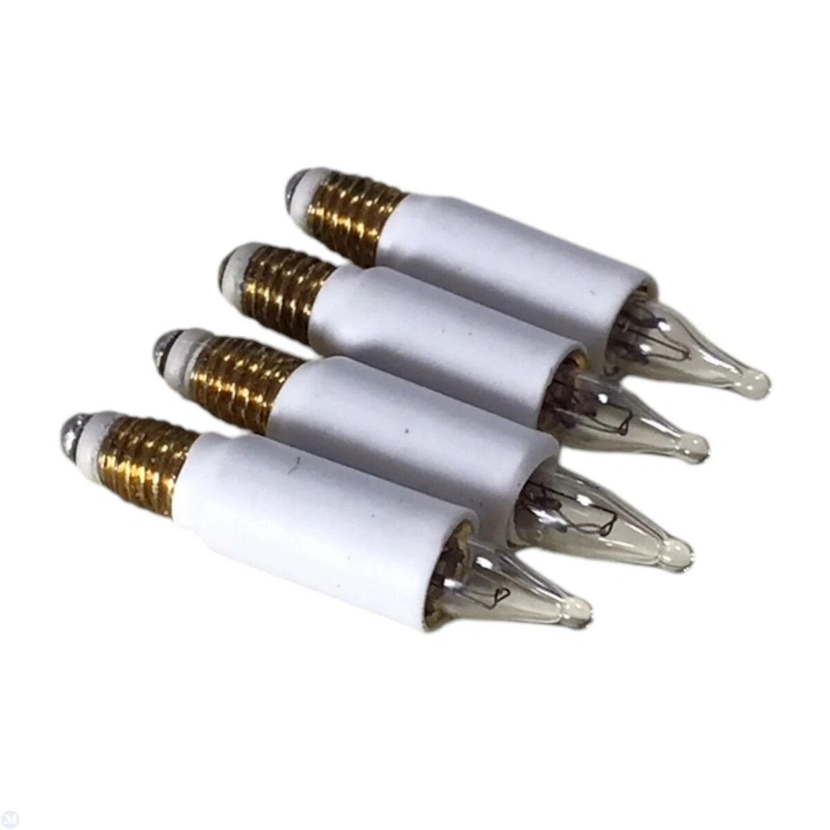 4 Pack Of Candle Bulbs Screw in Miniature Lighting Accessory 12 Volt
