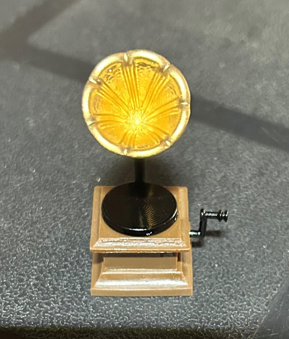 Gramophone, Miniature Dolls House Accessory. Music Room