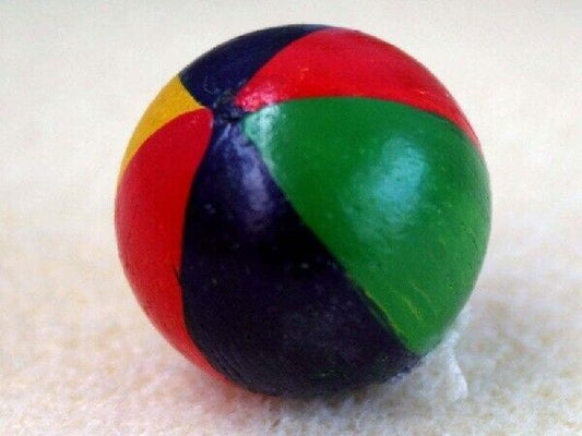 Beach Ball, Dolls House Miniature, Seaside Holiday, 1.12 Scale 22mm Diameter