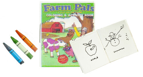 Colouring Book & Crayons, Dolls House Miniature, Miniatures, 1:12 Scale