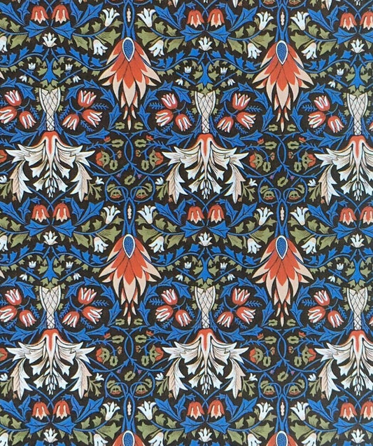 Wallpaper Snakeshead William Morris Design, Dolls House Miniature,  1/12 Scale
