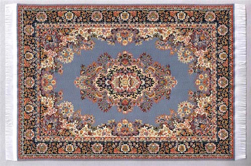 Large Pattern Rug 3, Doll House Miniature, Woven Rug Mat Flooring 1,12 Scale