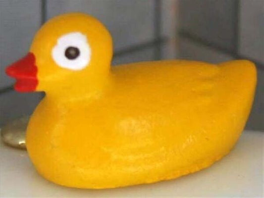 Large Yellow Duck,  Dolls House Miniature, Bathroom Accessory Bath TimeToy
