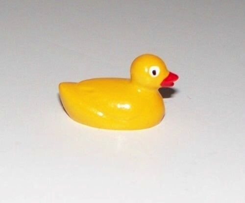 Large Yellow Duck,  Dolls House Miniature, Bathroom Accessory Bath TimeToy