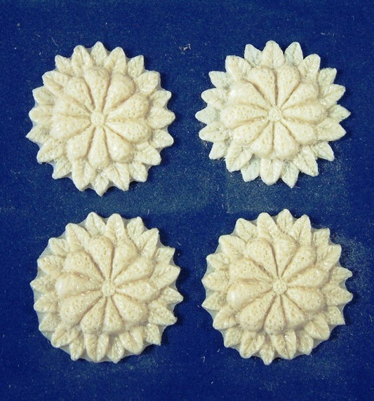 Round Wall Or Ceiling Plaques 30mm Diameter 4 Pack, Dolls House Miniatures, DIY