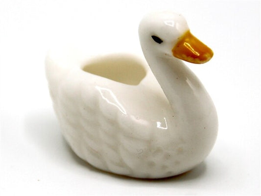 Duck Pot, Dolls House Miniature Pot Vase Ornamental Accessory Animal