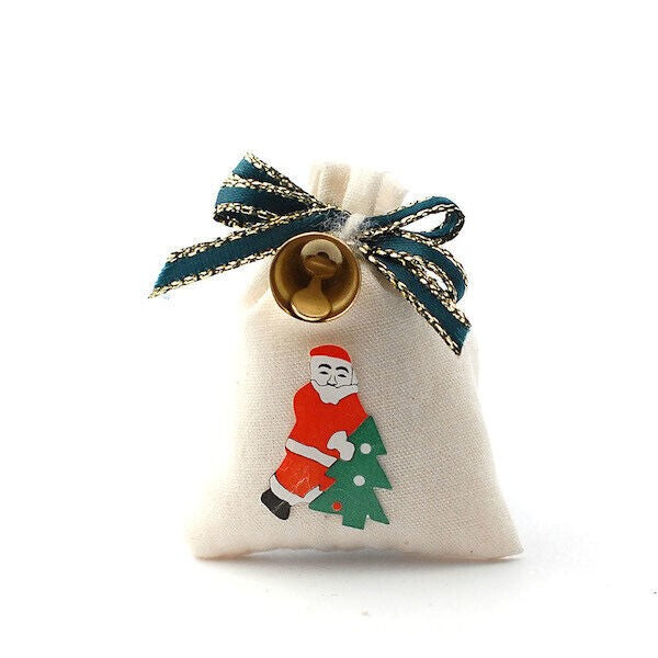 Santa's Sack with Bell, Dolls House Miniature Christmas Xmas Accessory