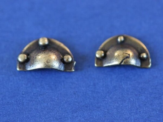 Pair Of Drawer Pulls, Antique Finish, Doll House Miniatures DIY Fixture Fittings