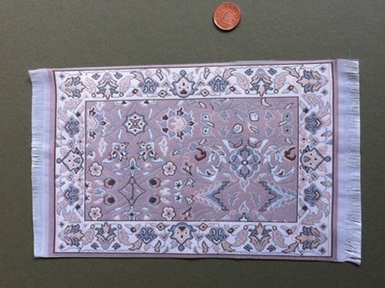 Large Pattern Rug 1, Dolls House Miniature 1.12th Scale Floor Accessory