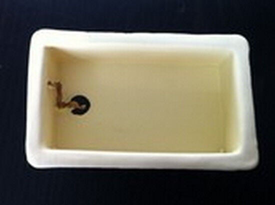 Belfast Sink Dolls House Miniatures,  Kitchen Furniture, Washing Up Pots & Pans