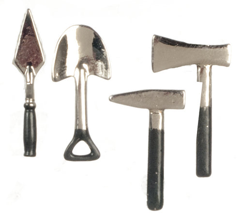 Outdoor Tools, Dolls House Miniature 1.12th Scale