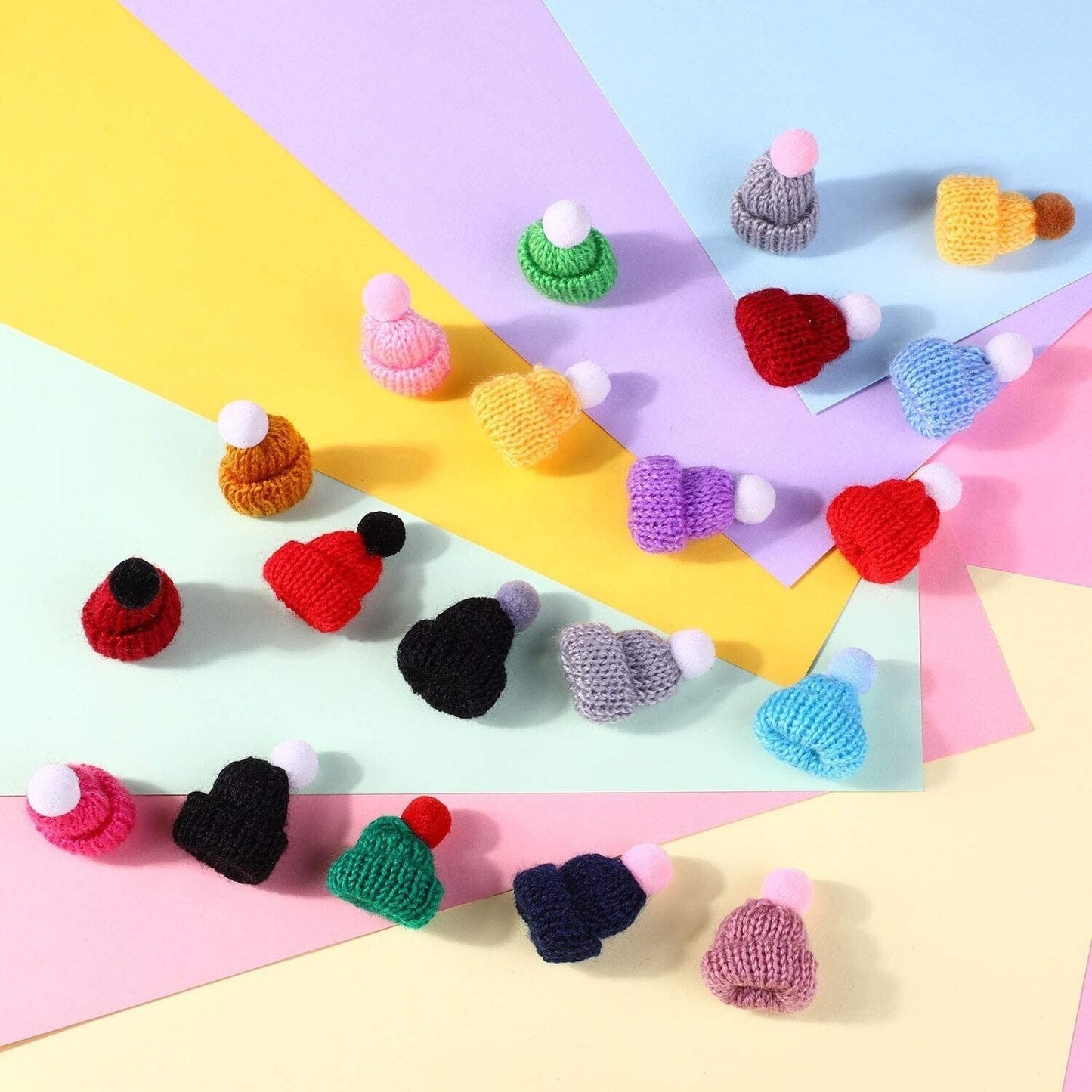 One Bobble Hat, Dolls House Miniature, Doll Accessory, Price is for ONE ONLY