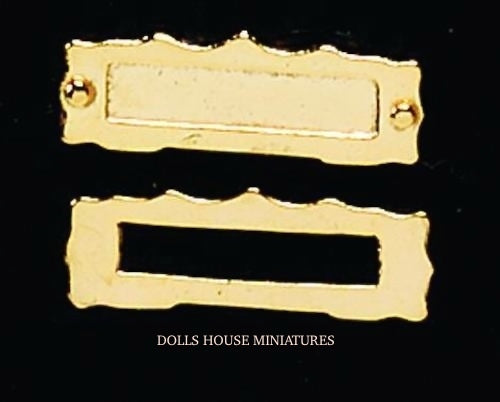 Brass Letterbox Style B, Doll House Miniature DIY Fixture & Fittings Door