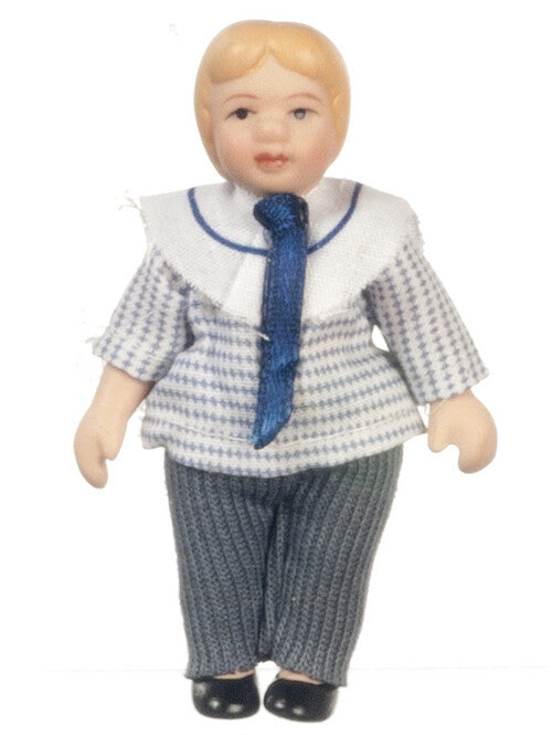 Brother Doll, Dolls House Miniature 1/12 Scale, Child Doll