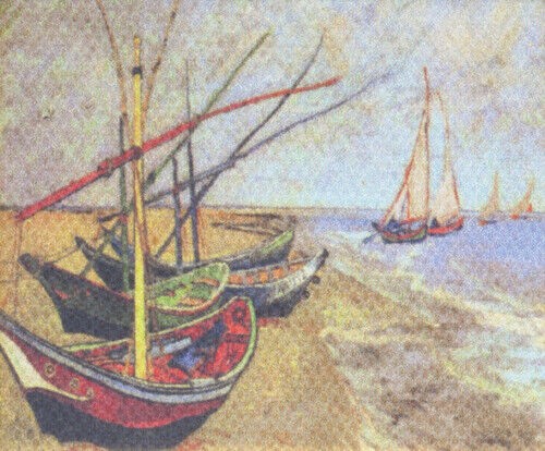 Van Gogh Painting, Dolls House Miniature. 1.12 Scale Decor Picture