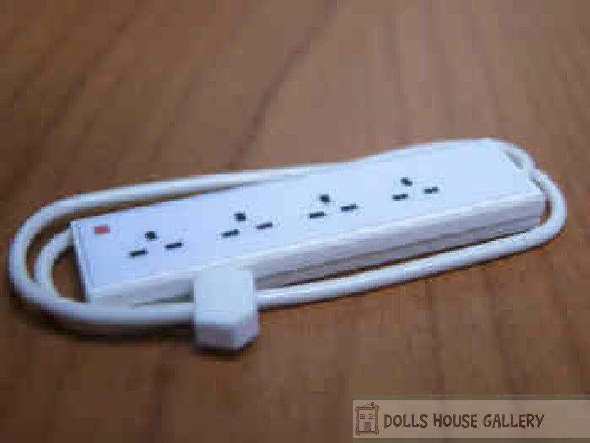 Four Socket Bar Extension,Dolls House Miniature, Room Accessory