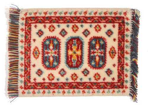 Quality Caucasian Wool Rug Made In Austria, Dolls House Miniature