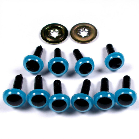 Two Pair Of Animal Blue Eyes 9mm, Crafts Bears Teddies, Animal Toys