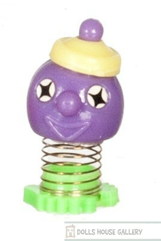 Large Spring Toy 25mm Tall, Dolls House Miniature Nursery Accessory