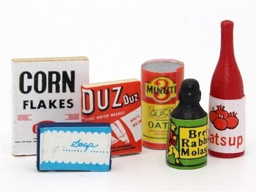 Food Provisions, Dolls House Miniature Foods, Accessory Kitchen Dining