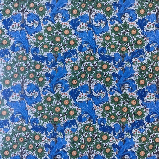 Wallpaper Orchard William Morris Design, Dolls House Miniature, 1.12th Scale