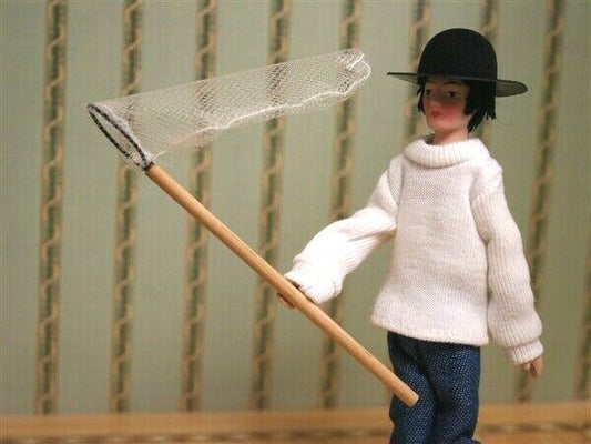 Butterfly Net, Dolls House Miniature, 1.12 Scale