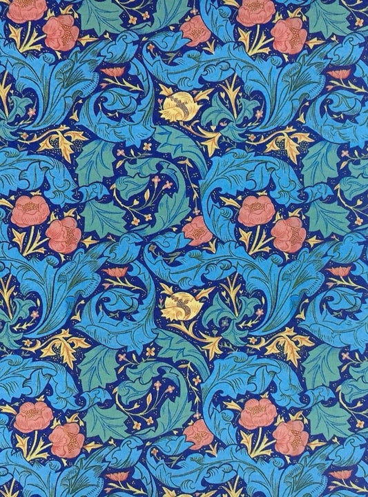 Wallpaper Bachelors William Morris Design, Dolls House Miniature, 1,12 Scale