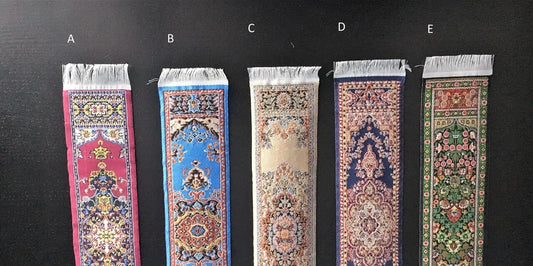 Turkish Style Hall Rug 5 Different Designs, Doll House Miniature, 1 Hall Carpet