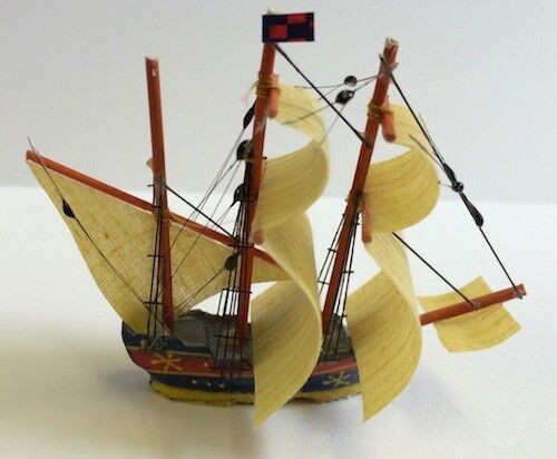 Model Ship Mayflower, Miniature Dolls House Accessory Ornament,