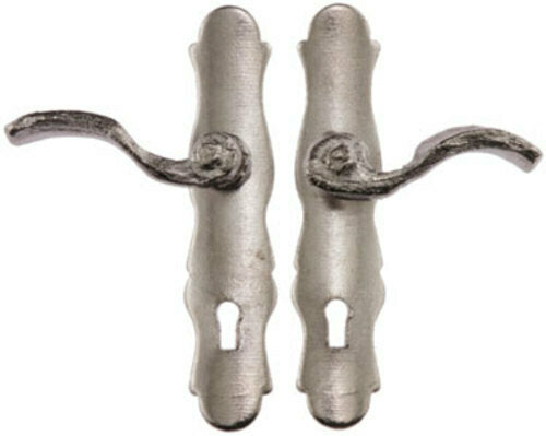 Pair of French Style Handles In Silver  Dolls House Miniatures Fixture & Fitting