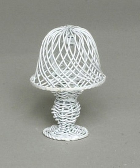 White Wire Lamp, Dolls House Miniature Room accessory Lighting, Decor