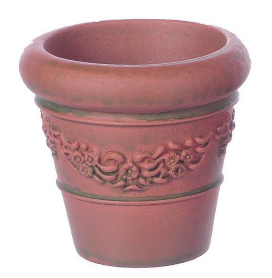 Doll House Large Victorian Pot / Planter Terracotta, Miniature Garden Accessory