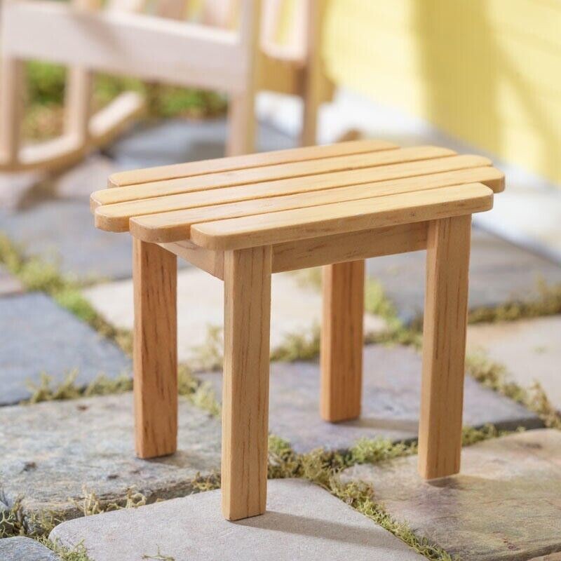 Small Table, Dolls House Miniature, 1.12 Scale Furniture Wood